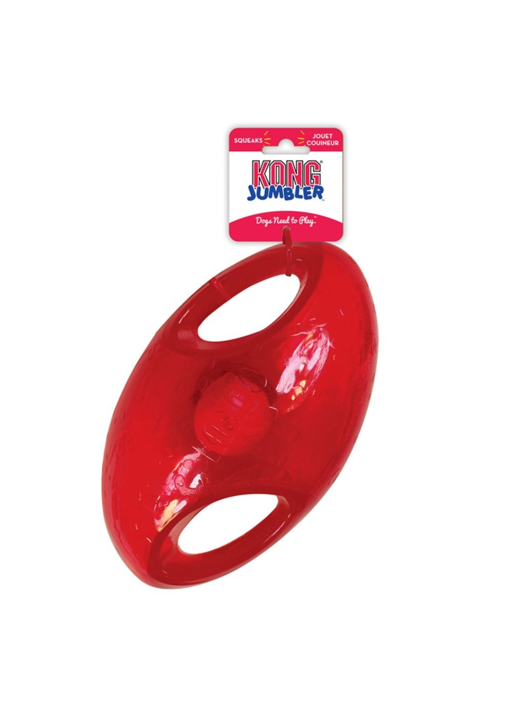 KONG KONG Jumbler Football Interactive Toy for Dogs - Large