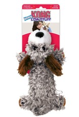 KONG KONG Low Stuff Scruffs Plush Dog Toy Dark Brown Large
