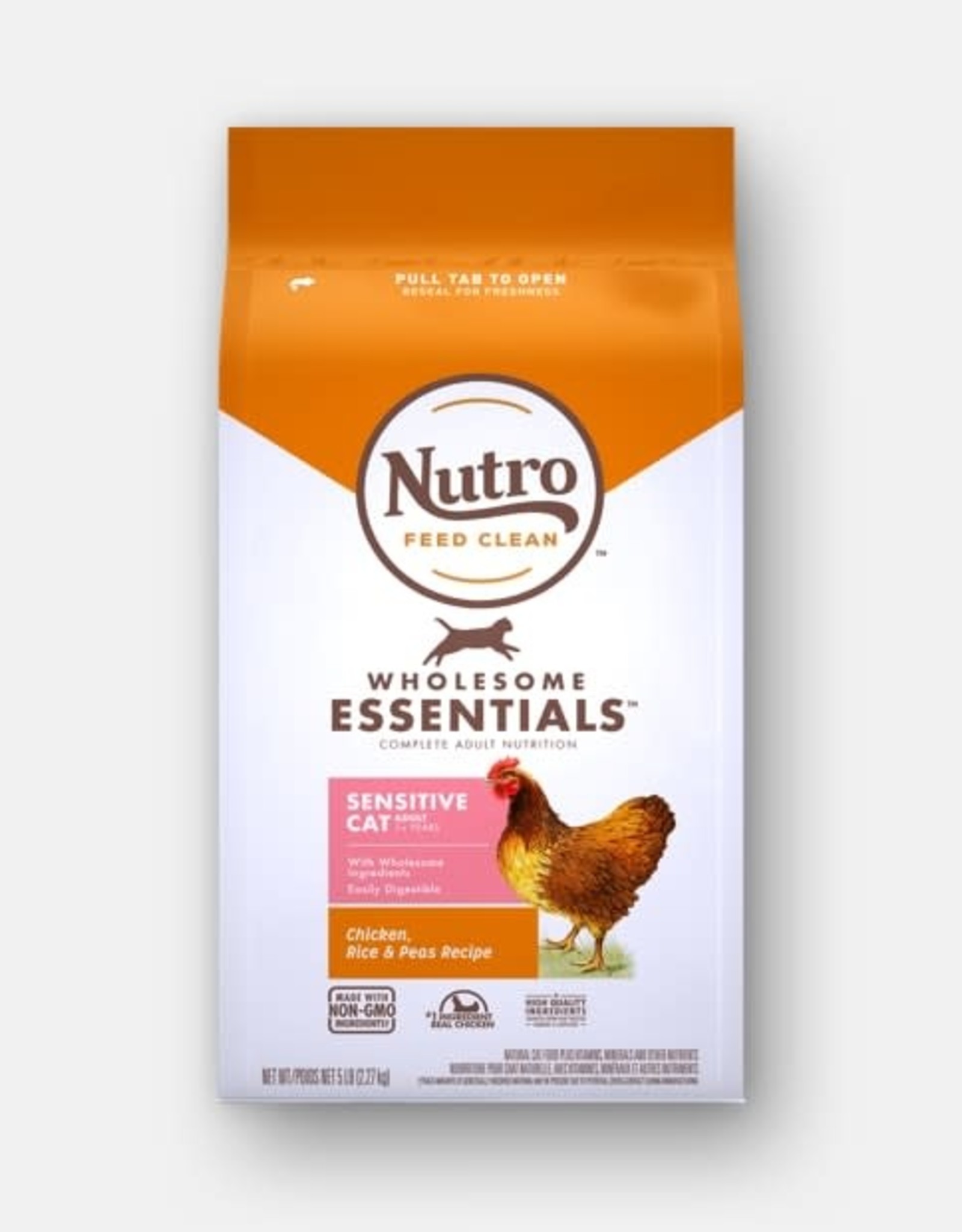 NUTRO PRODUCTS  INC. NUTRO WHOLESOME ESSENTIALS SENSITIVE CAT CHICKEN 5LBS