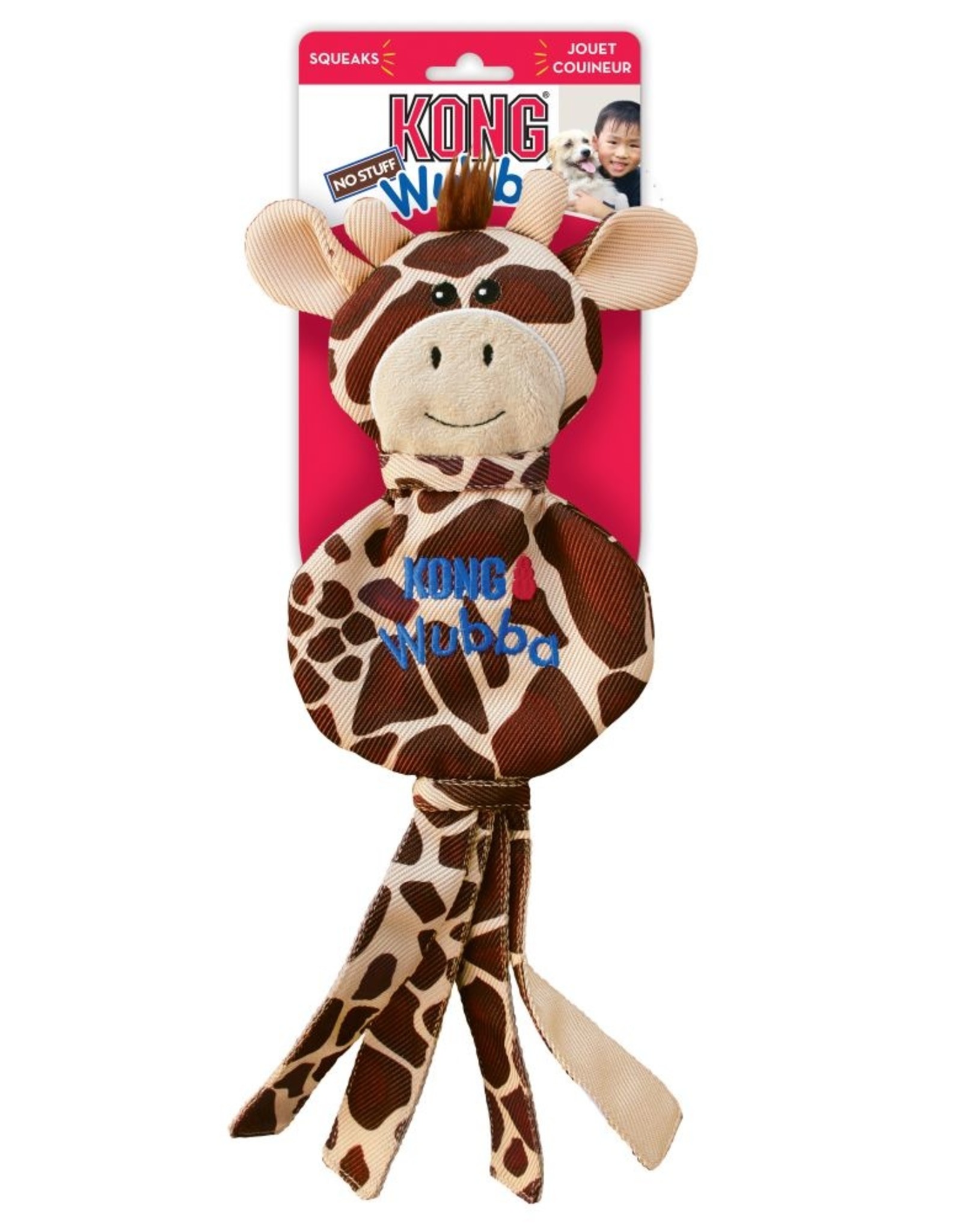 KONG TOY WUBBA NO STUFF GIRAFFE LG Pickering Valley Feed & Farm Store