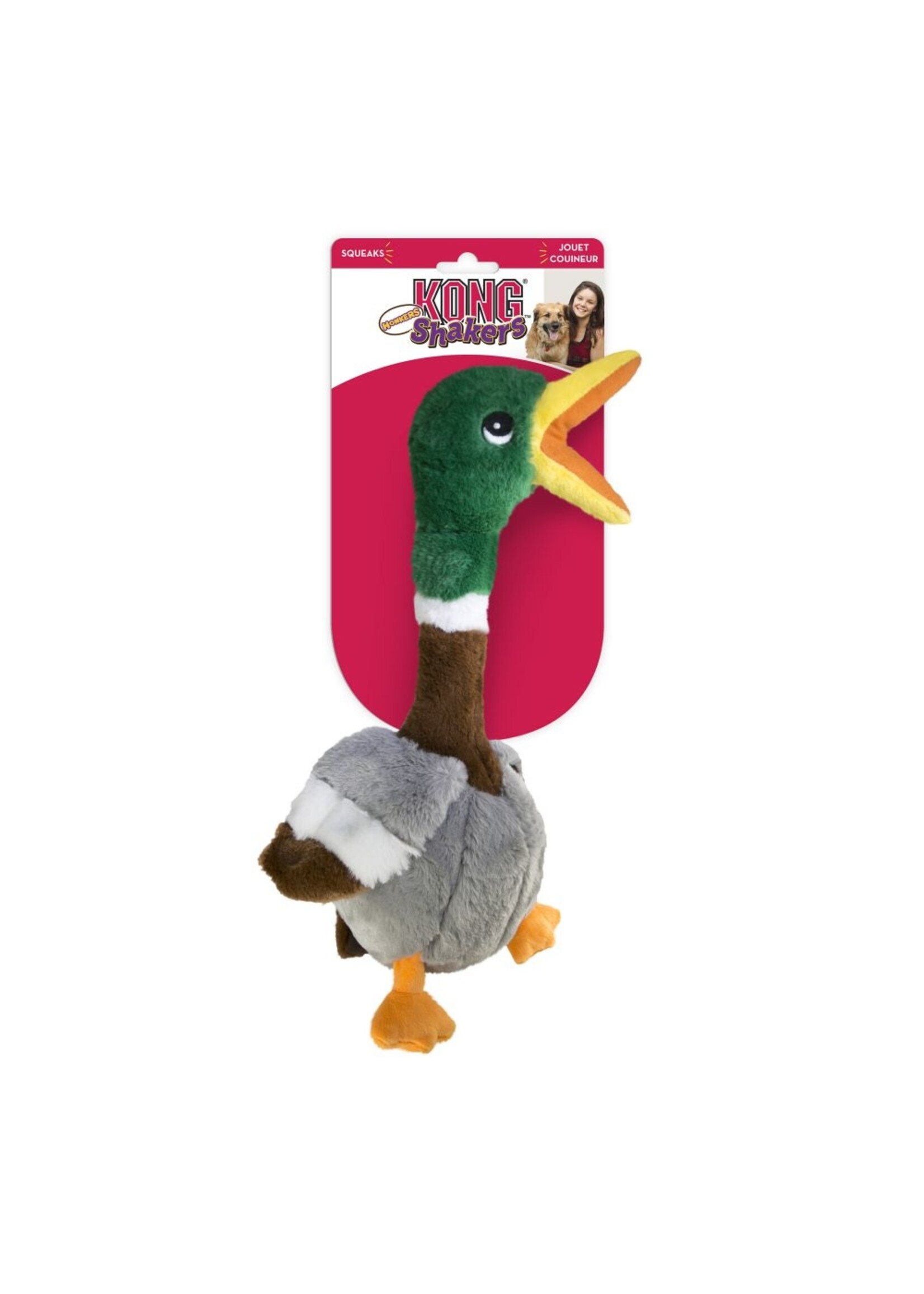 KONG KONG Shakers Honkers Duck Dog Toy - Small