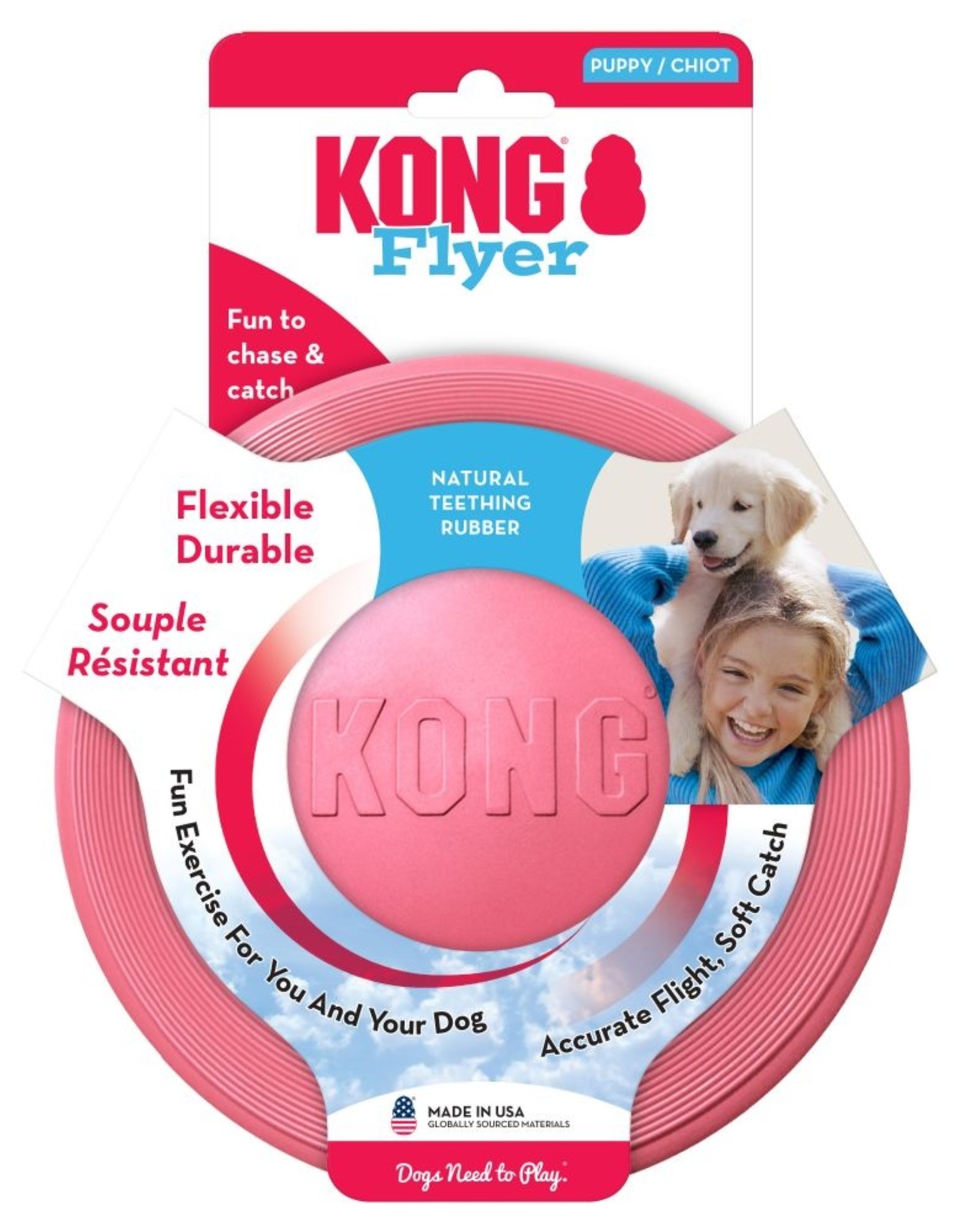 KONG KONG Flyer Dog Toy - Puppy
