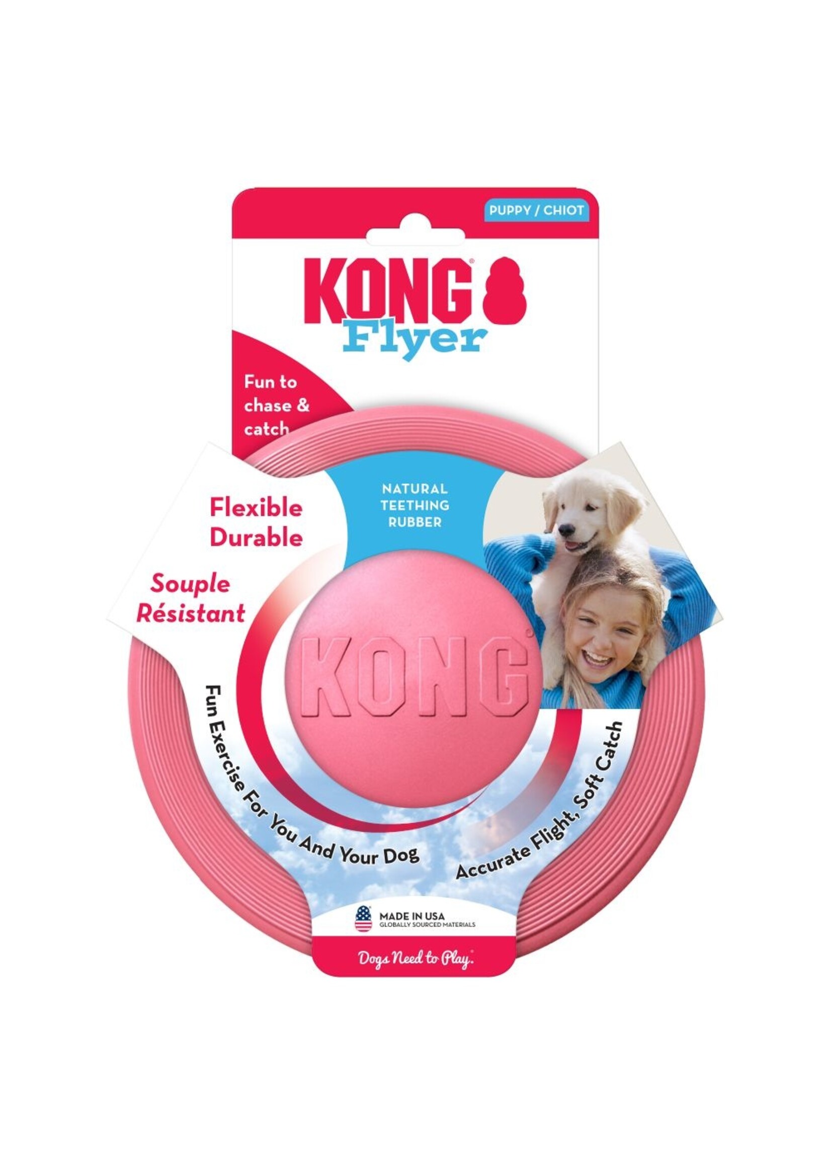KONG KONG Flyer Dog Toy - Puppy