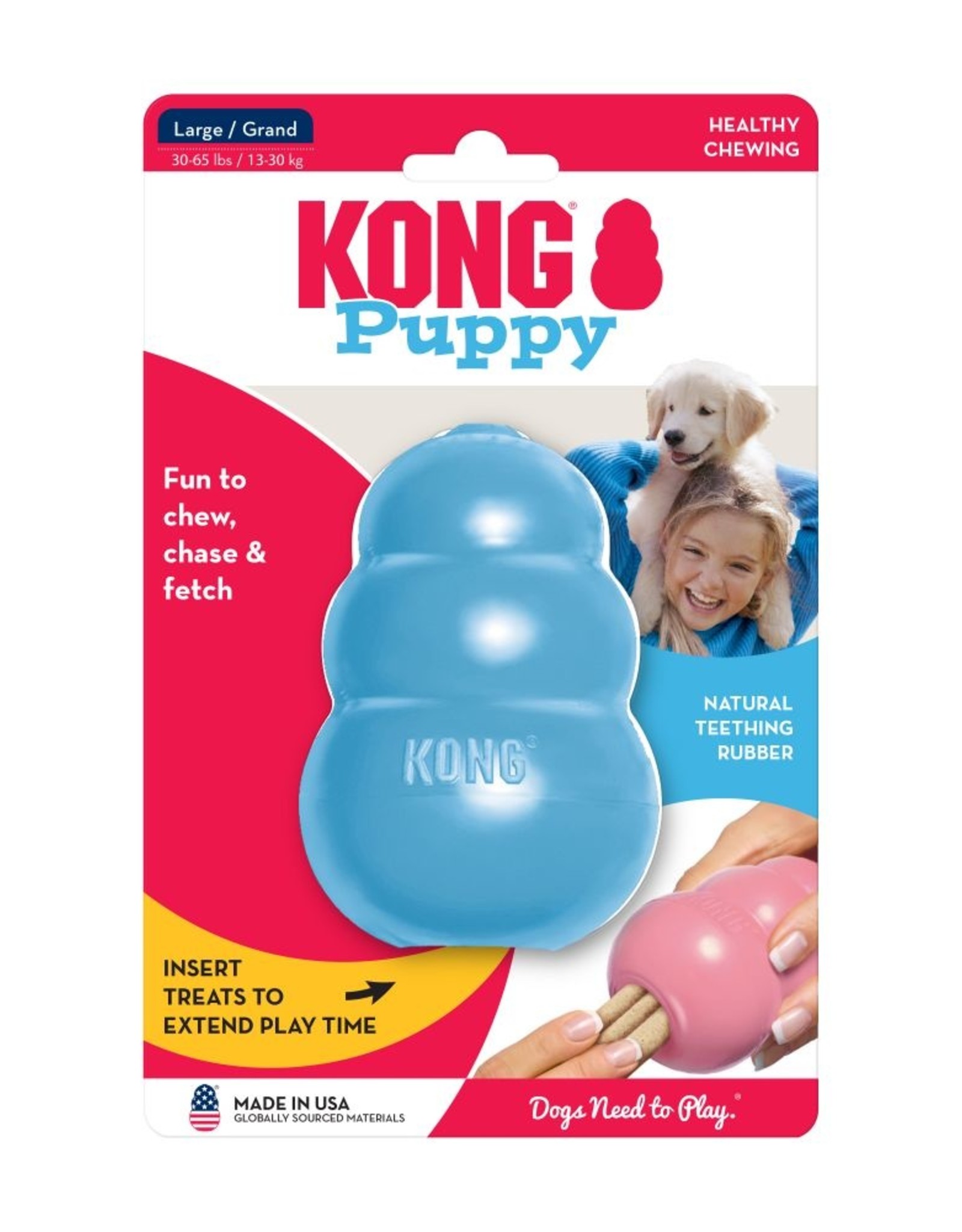 KONG KONG Puppy Dog Toy - Large