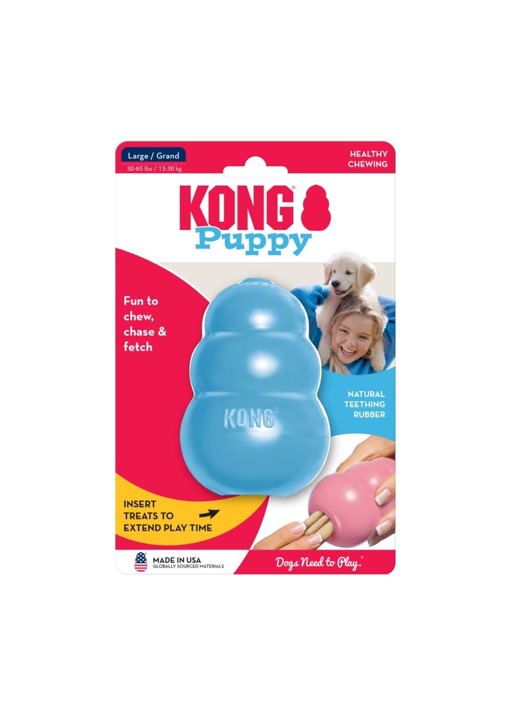 KONG KONG Puppy Dog Toy - Large