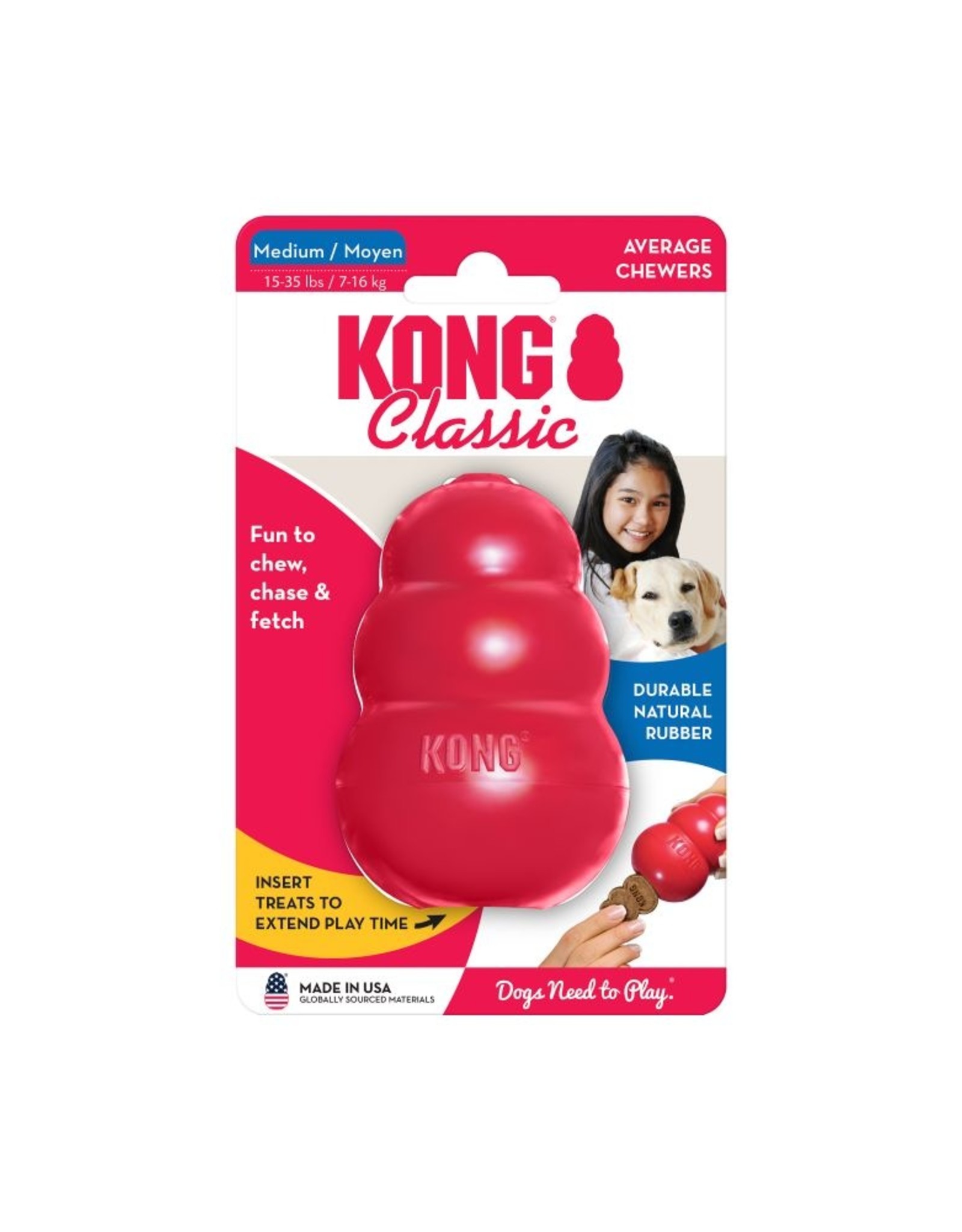 KONG COMPANY KONG ORIGINAL RED MD