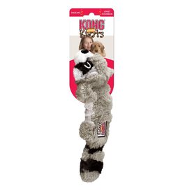KONG KONG Scrunch Knots Raccoon Dog Toy - Medium/Large