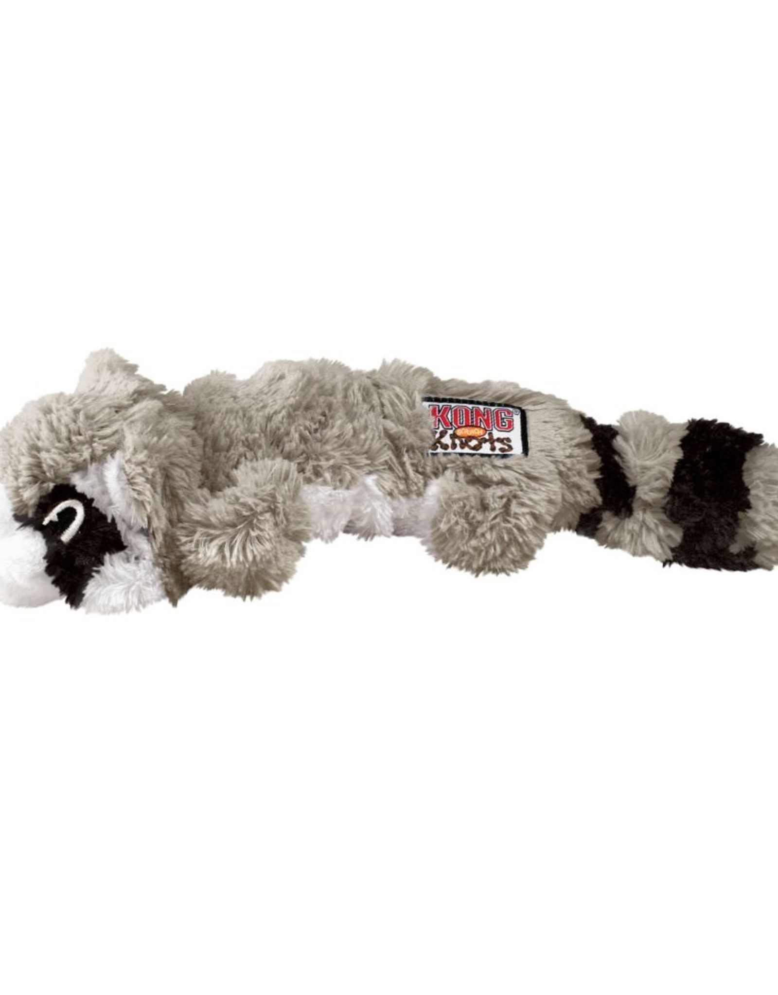 KONG KONG Scrunch Knots Raccoon Dog Toy - Medium/Large