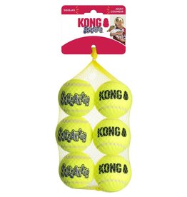 KONG KONG SQUEAKAIR BALLS DOG TOY MEDIUM PK/6