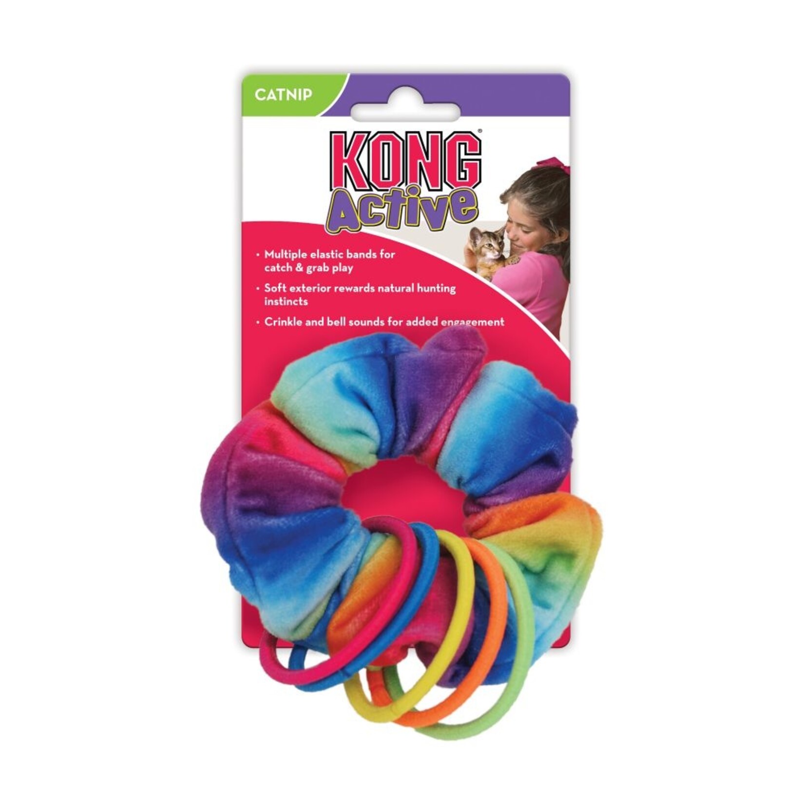 KONG KONG Cat Active Scrunchie