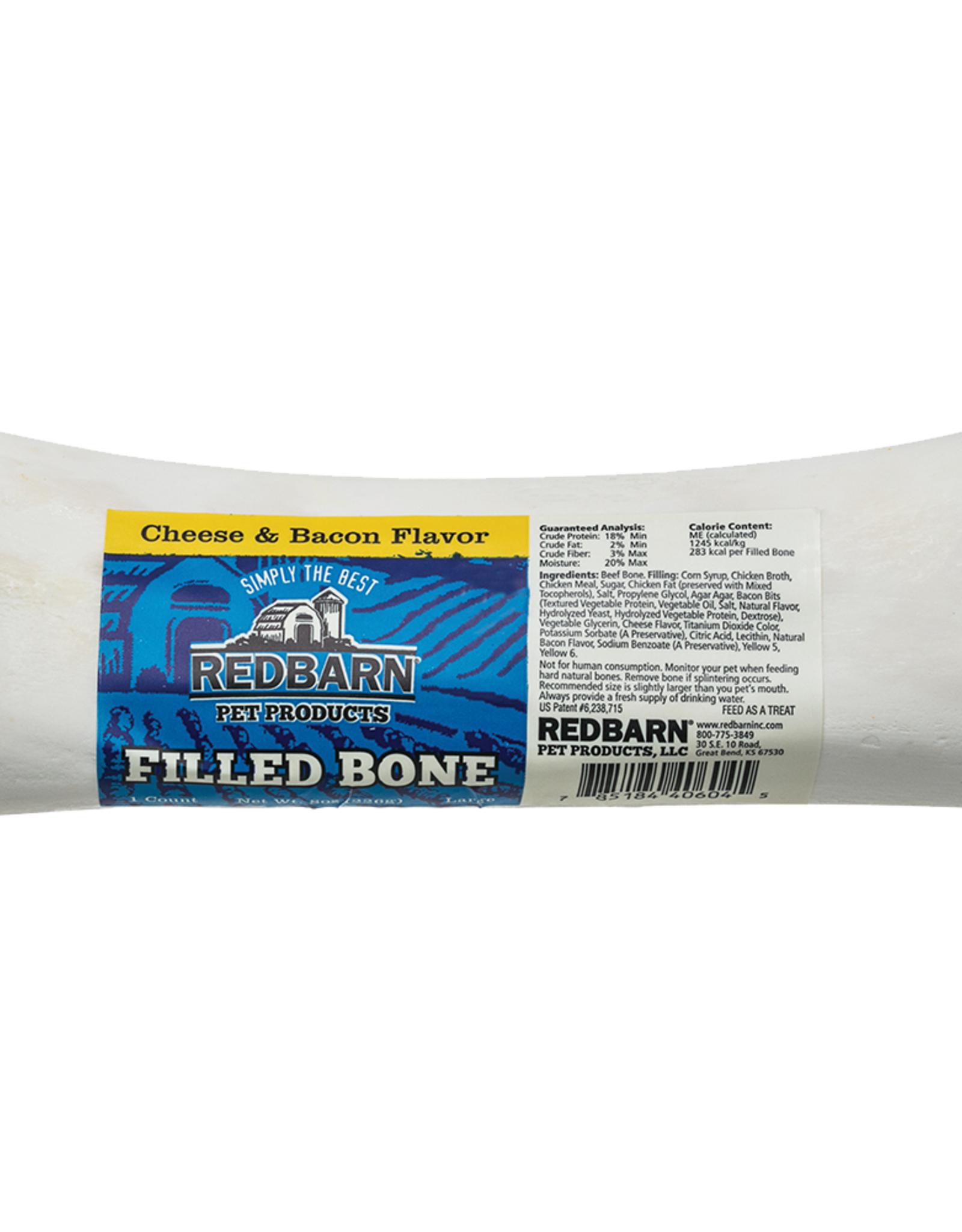 REDBARN PET PRODUCTS INC REDBARN BONE 5-6" CHEESE N BACON