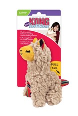 KONG KONG Softies Buzzy Llama Catnip Toy Beige