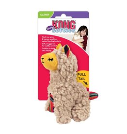KONG KONG Softies Buzzy Llama Catnip Toy Beige pd