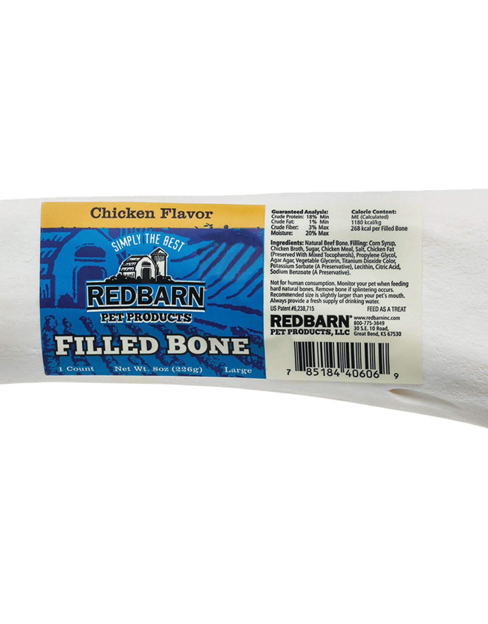Redbarn REDBARN FILLED BONE 5-6" CHICKEN