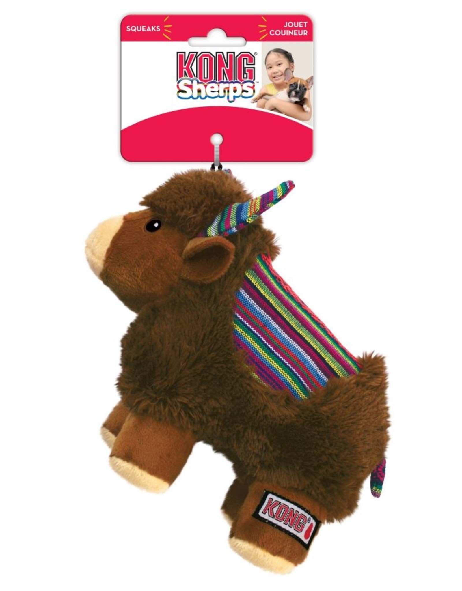 KONG KONG Sherps Yak Dog Toy - Medium