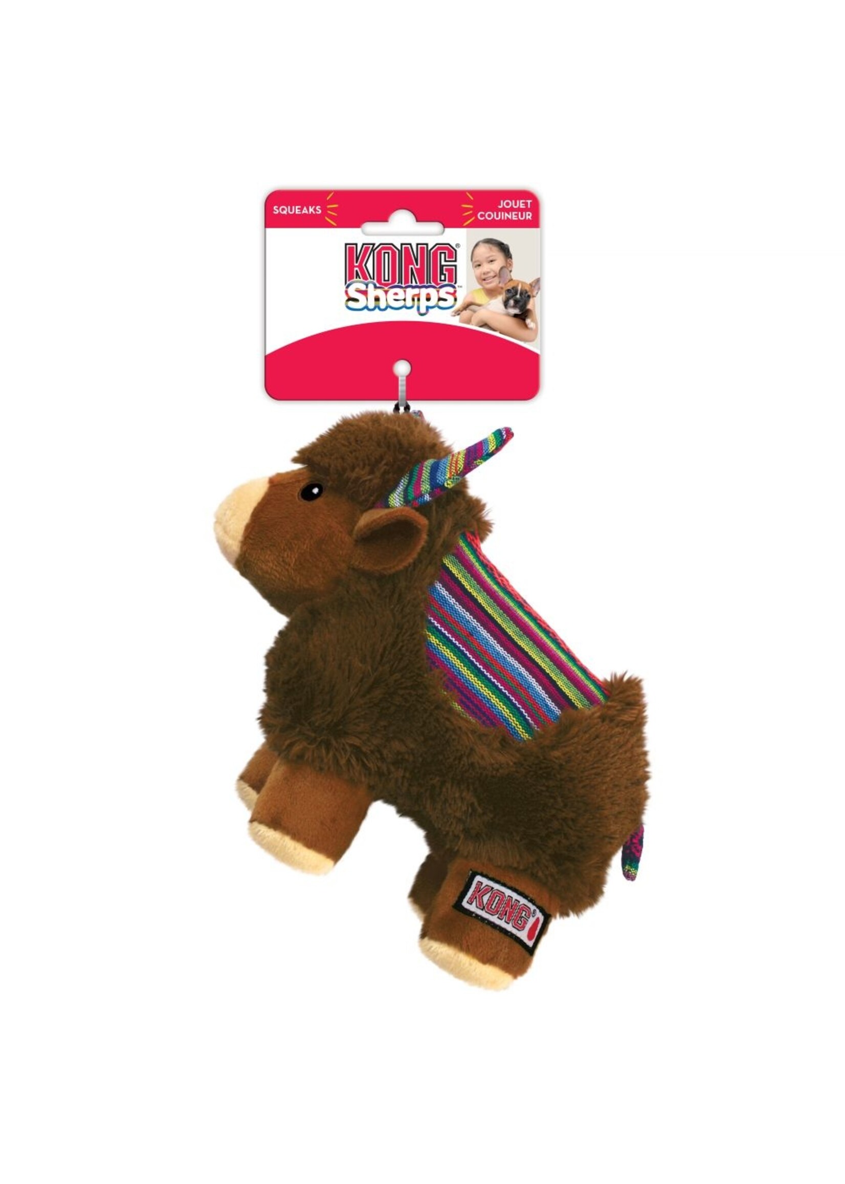 KONG KONG Sherps Yak Dog Toy - Medium