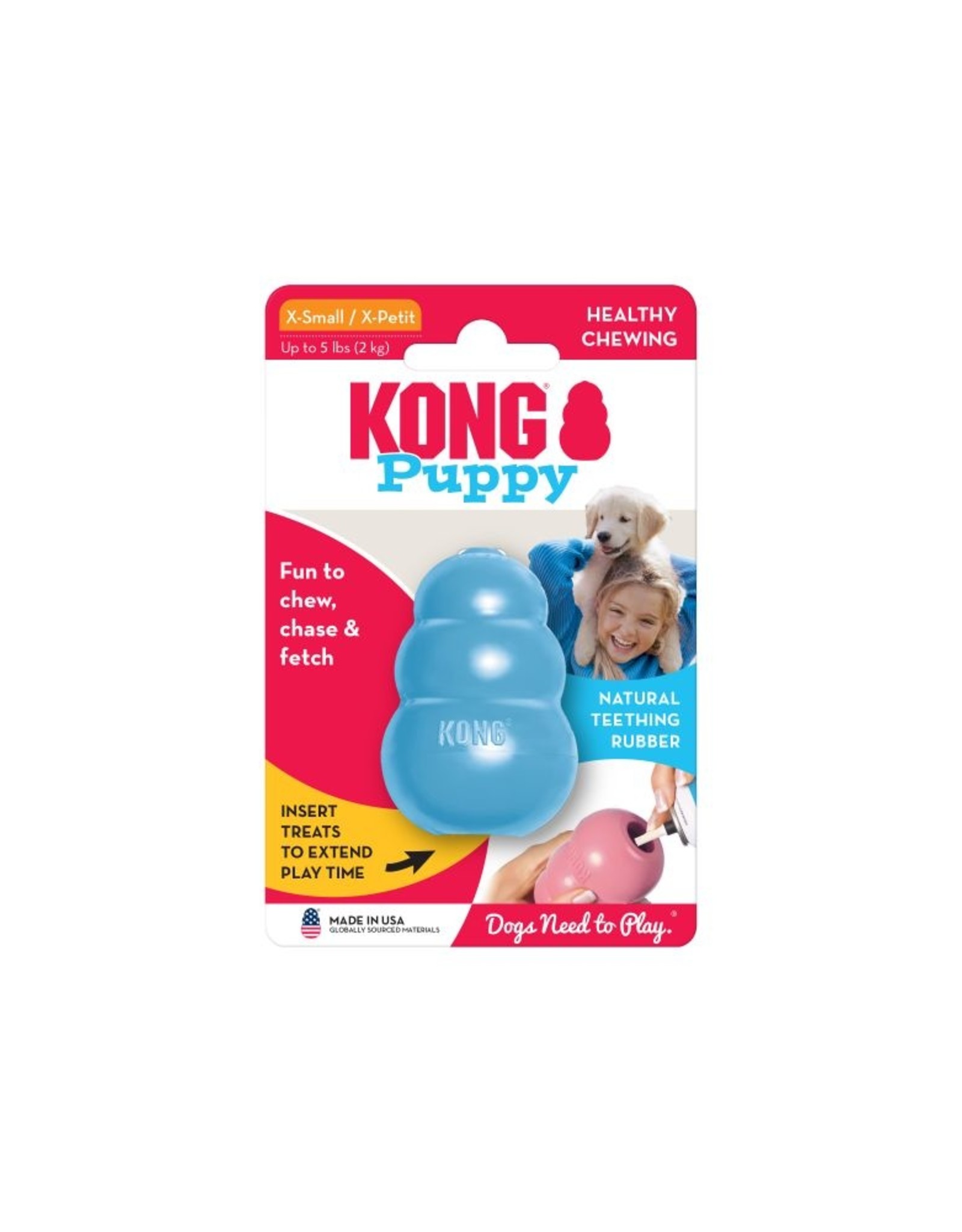 KONG KONG Puppy Dog Toy - Extra Small