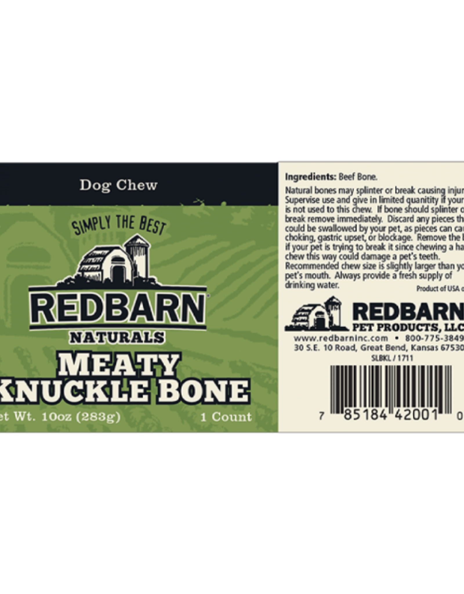 REDBARN PET PRODUCTS INC REDBARN MEATY KNUCKLE