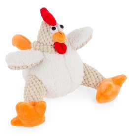 GoDog GODOG CHECKERS ROOSTER WHITE SM