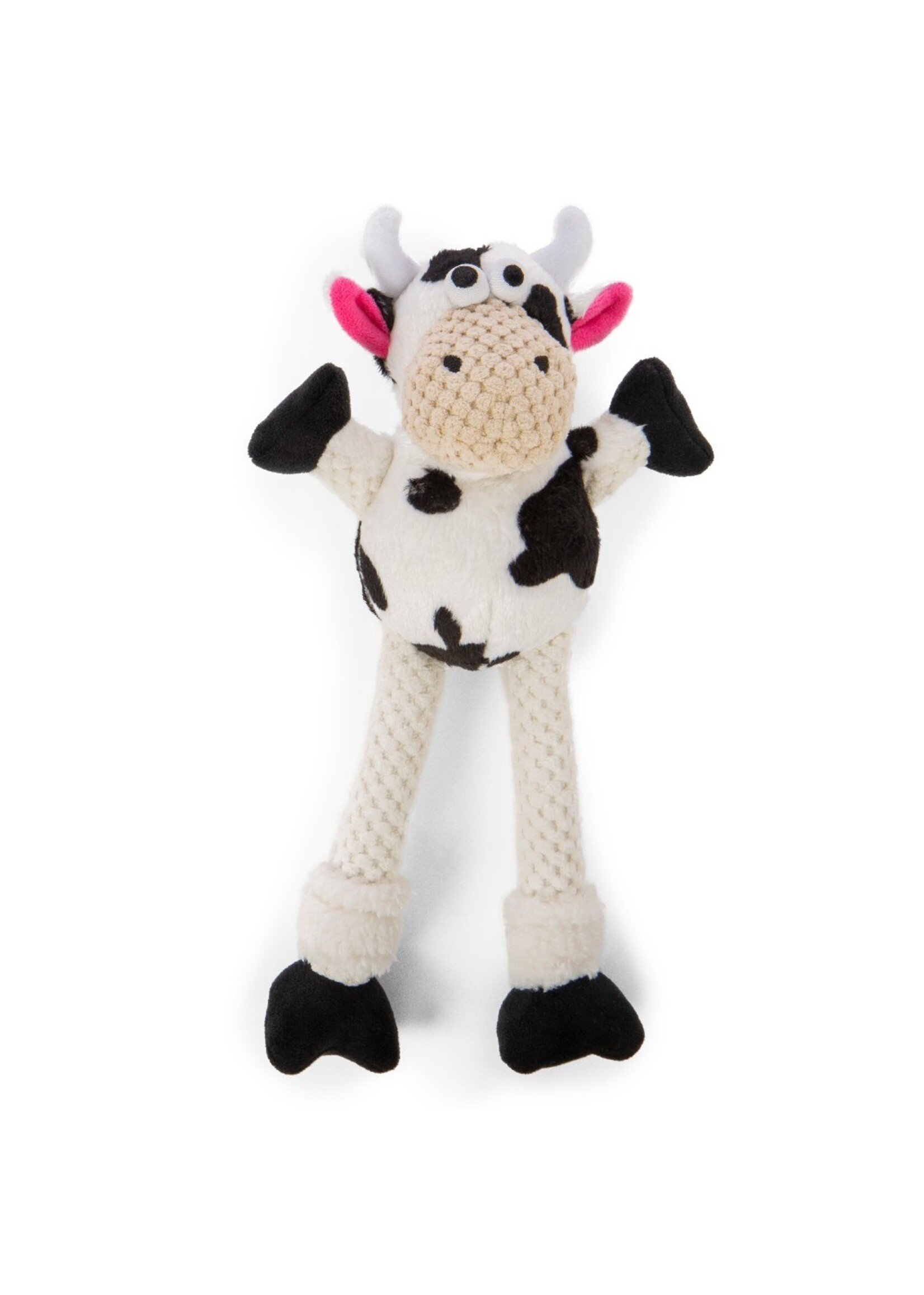 GoDog goDog Checkers Skinny Cow Dog Toy