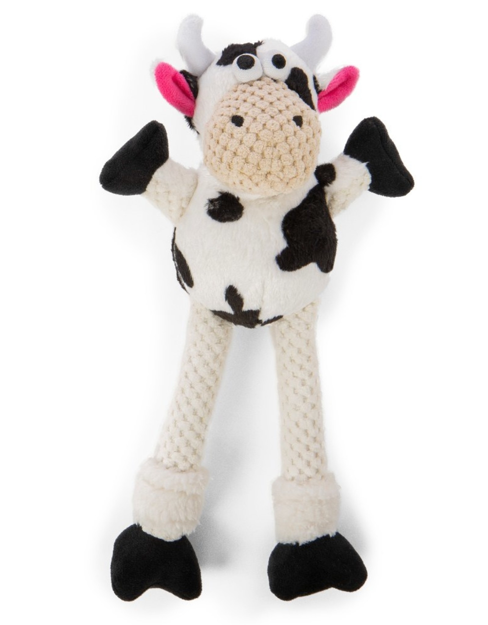 GoDog goDog Checkers Skinny Cow Dog Toy