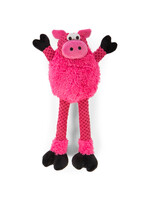 GoDog goDog Checkers Skinny Durable Plush Dog Toy