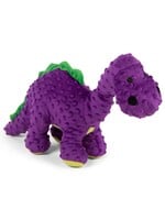GoDog goDog Dinos Bruto Durable Plush Squeaker Dog Toy - Large Purple