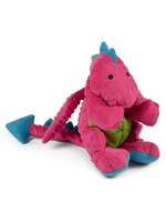 GoDog goDog Dragons Squeaky Plush Dog Toy - Pink Small