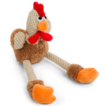 GoDog GODOG CHECKERS SKINNY ROOSTER MINI BROWN