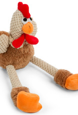 GoDog GODOG CHECKERS SKINNY ROOSTER MINI BROWN