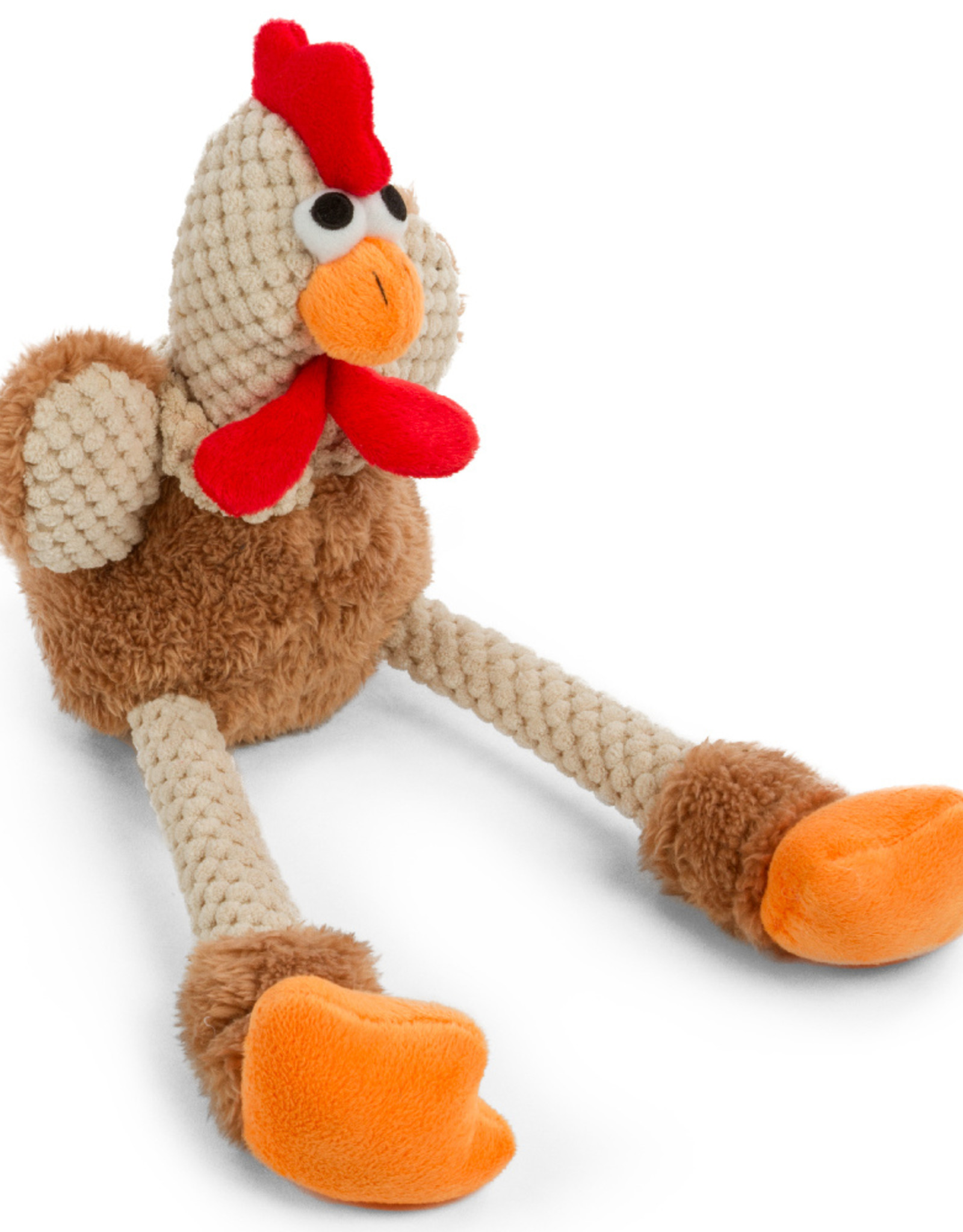 GoDog GODOG CHECKERS SKINNY ROOSTER MINI BROWN