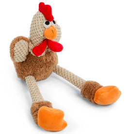 GoDog GODOG CHECKERS SKINNY ROOSTER MINI BROWN