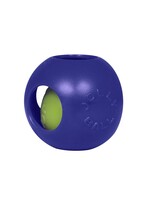 Jolly Pets DOG TOY JOLLY TEASER BALL 4.5" BLUE SMALL