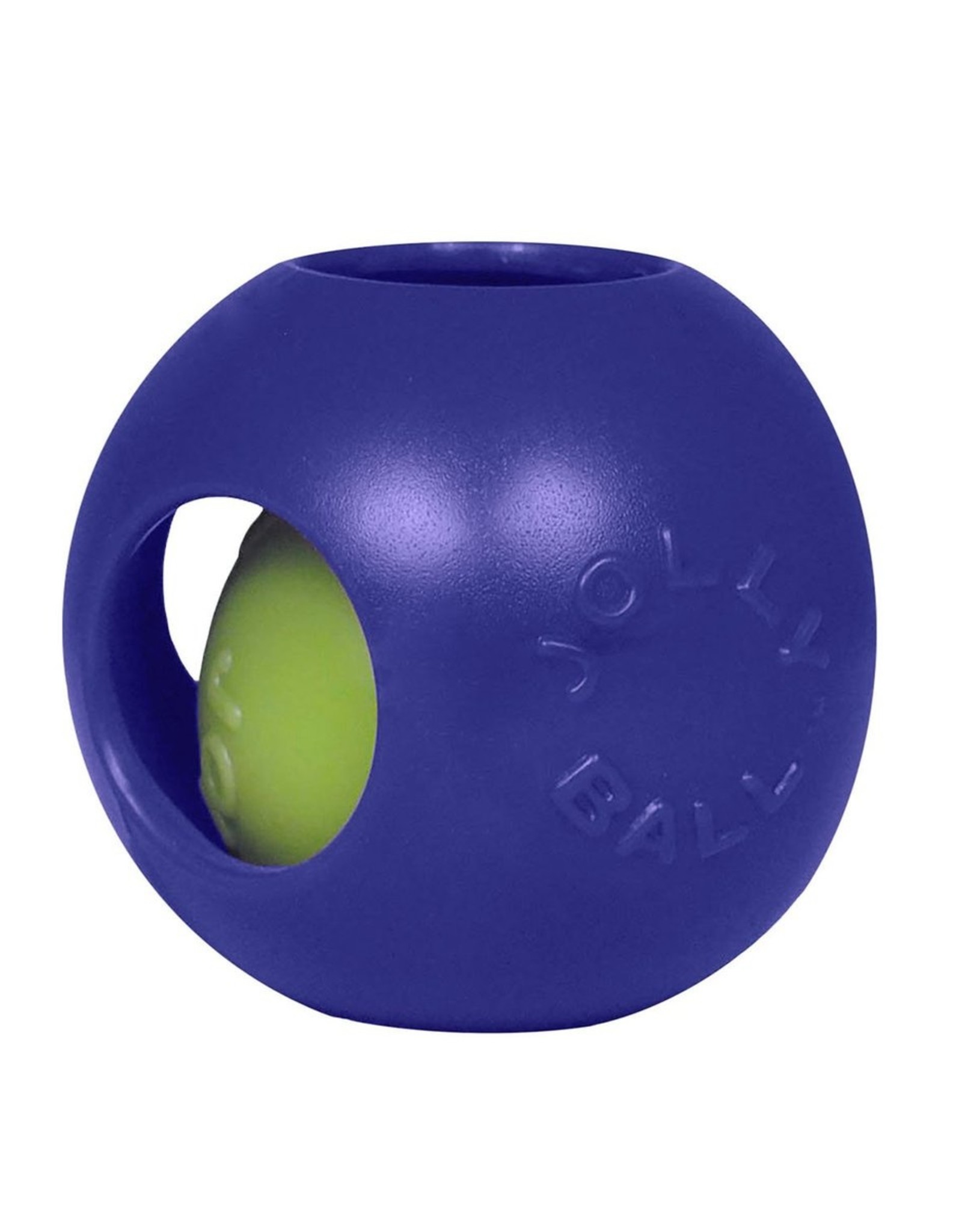 JOLLY PETS DOG TOY JOLLY TEASER BALL 4.5" BLUE SMALL