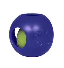 JOLLY PETS DOG TOY JOLLY TEASER BALL 4.5" BLUE SMALL