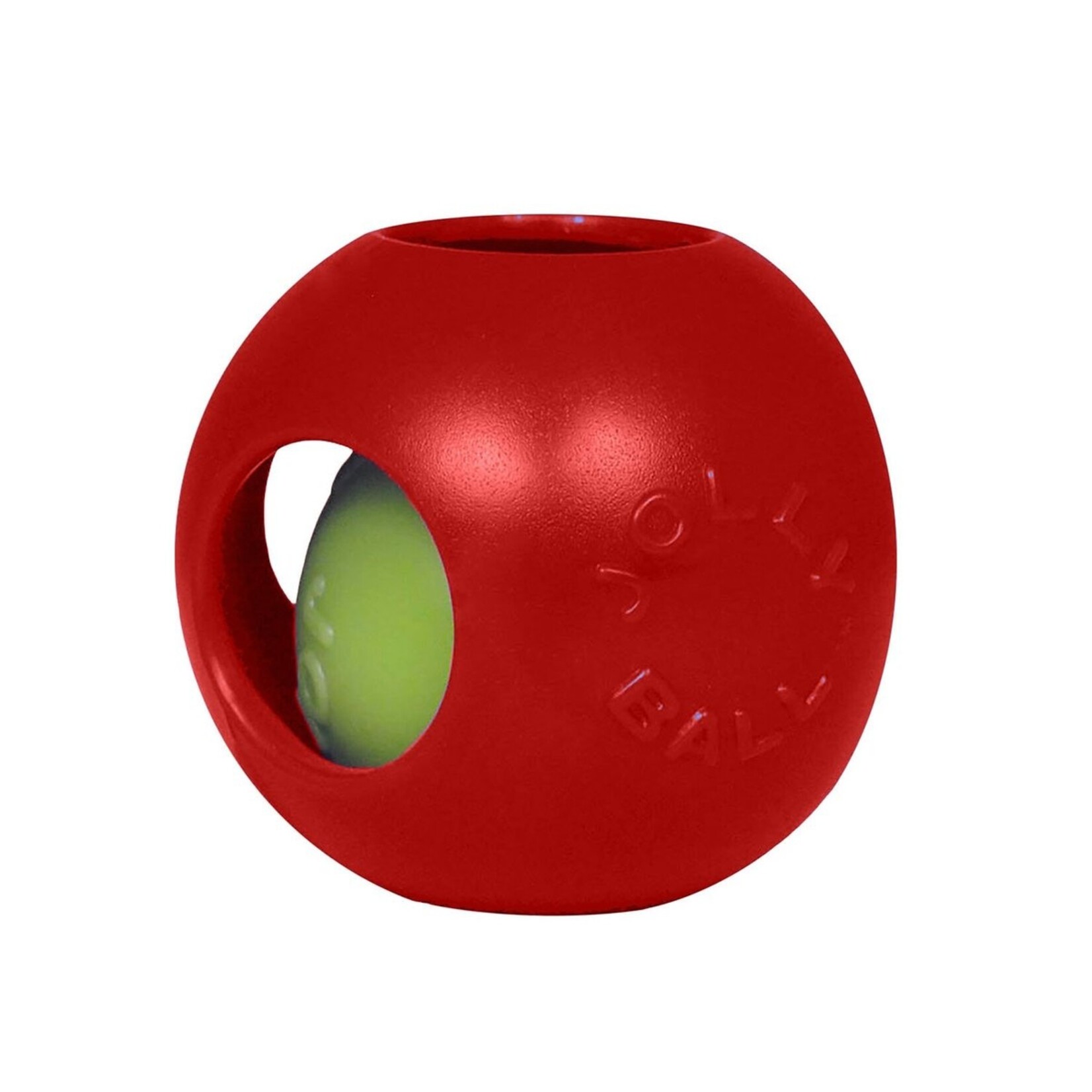Jolly Pets JOLLY BALL DOG TEASER 6IN RED MEDIUM
