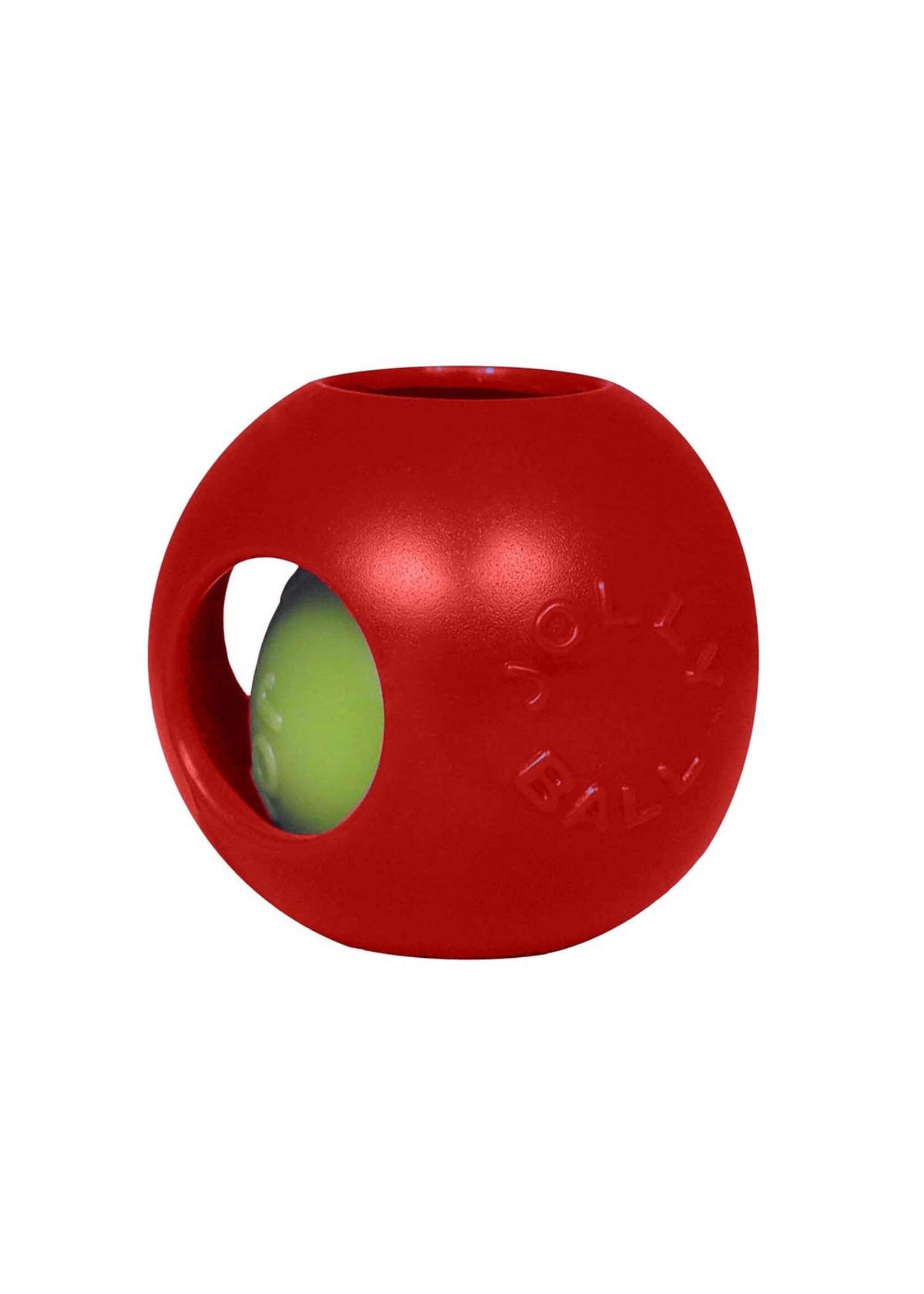 Jolly Pets JOLLY BALL DOG TEASER 6IN RED MEDIUM
