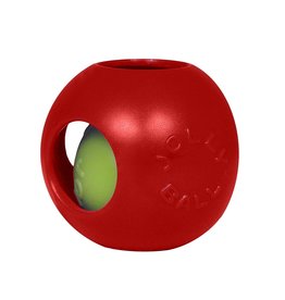 JOLLY PETS JOLLY BALL DOG TEASER 6IN RED MEDIUM