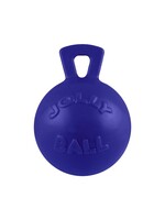 Jolly Pets JOLLY BALL TUG-N-TOSS  8" BLUE LARGE