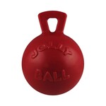 Jolly Pets JOLLY BALL TUG-N-TOSS  RED 8" LARGE