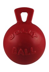 JOLLY PETS JOLLY BALL TUG-N-TOSS  RED 8" LARGE