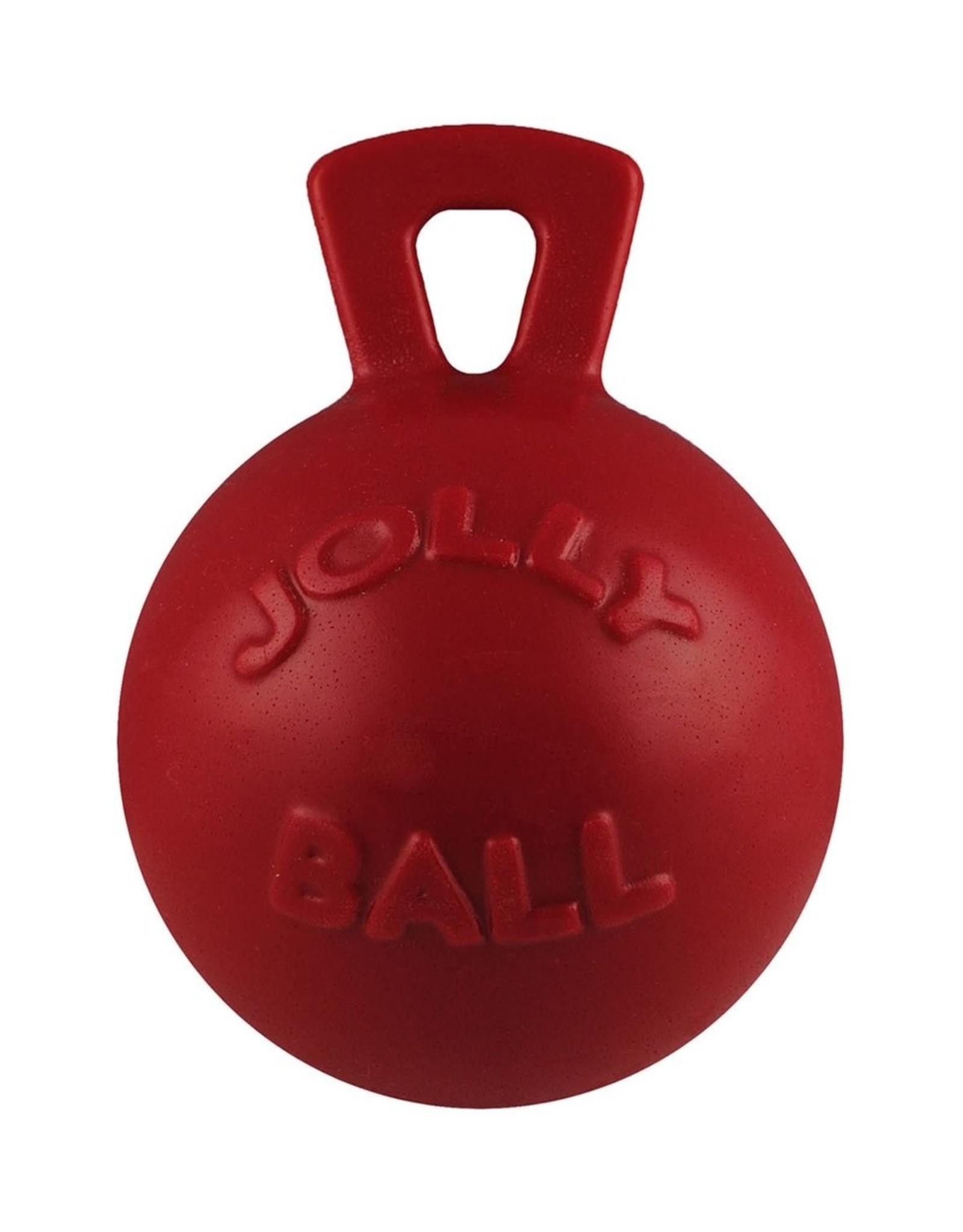 JOLLY PETS JOLLY BALL TUG-N-TOSS  RED 8" LARGE