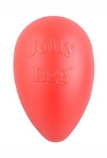 JOLLY PETS DOG TOY JOLLY EGG RED 8"