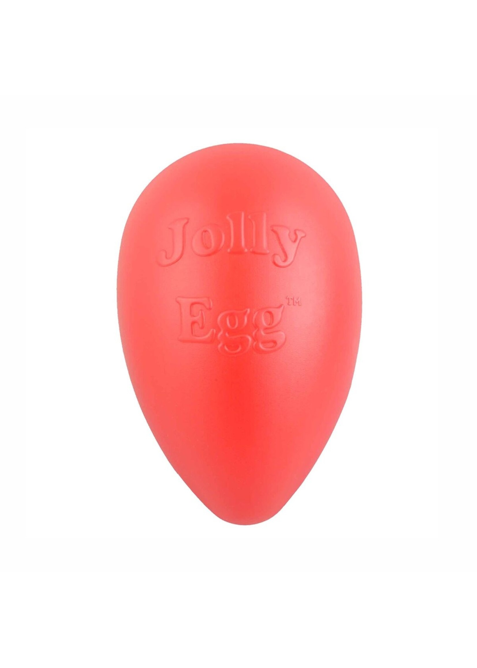 Jolly Pets Jolly Pets Egg Red Hard Plastic Chew Toy Large 12"