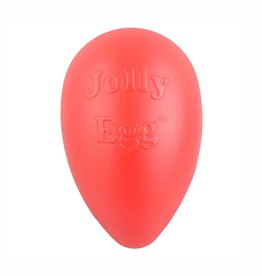 Jolly Pets Jolly Pets Egg Red Hard Plastic Chew Toy Large 12"