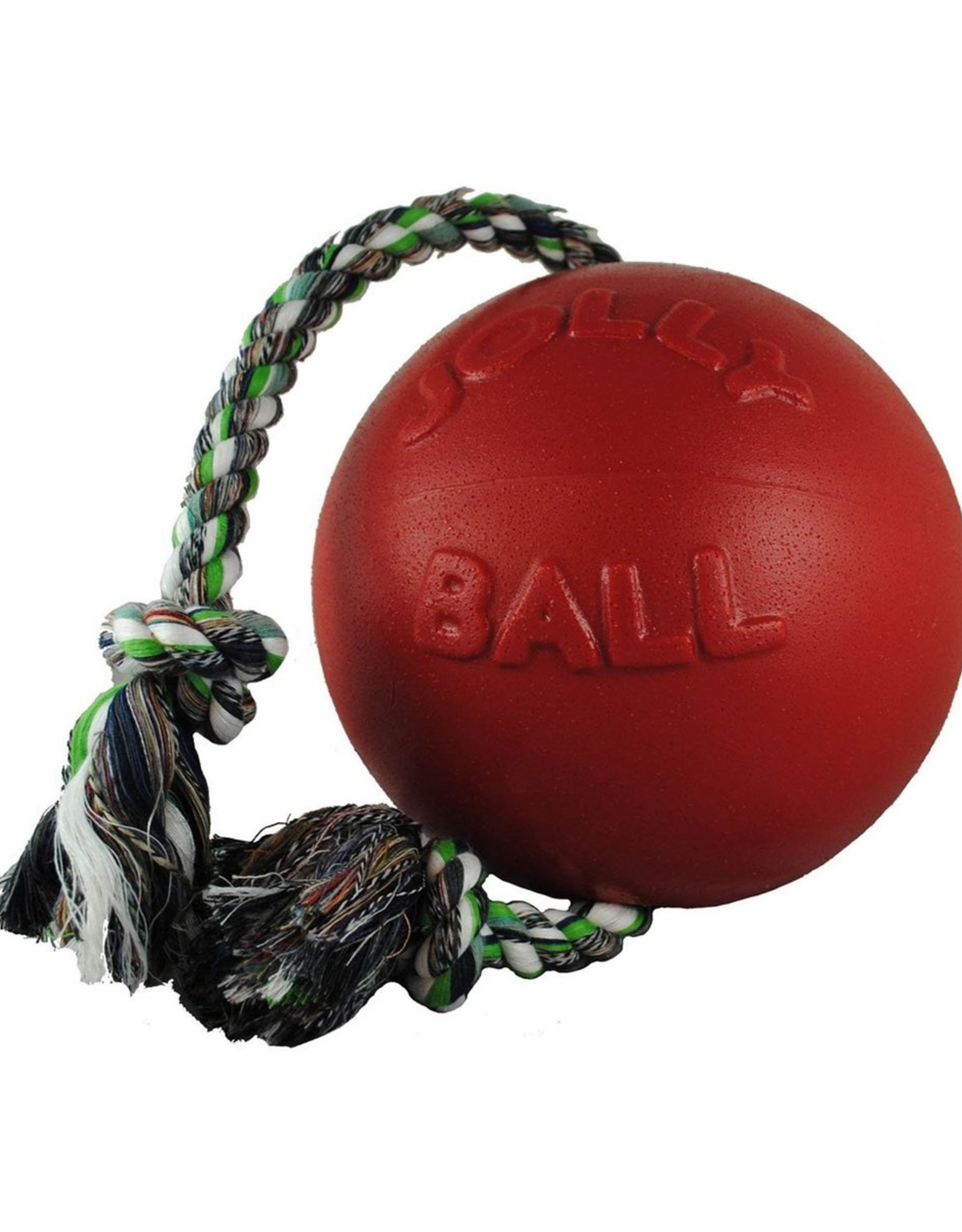 Jolly Pets Jolly Pets Romp-N-Roll Durable Dog Toy Red 6"