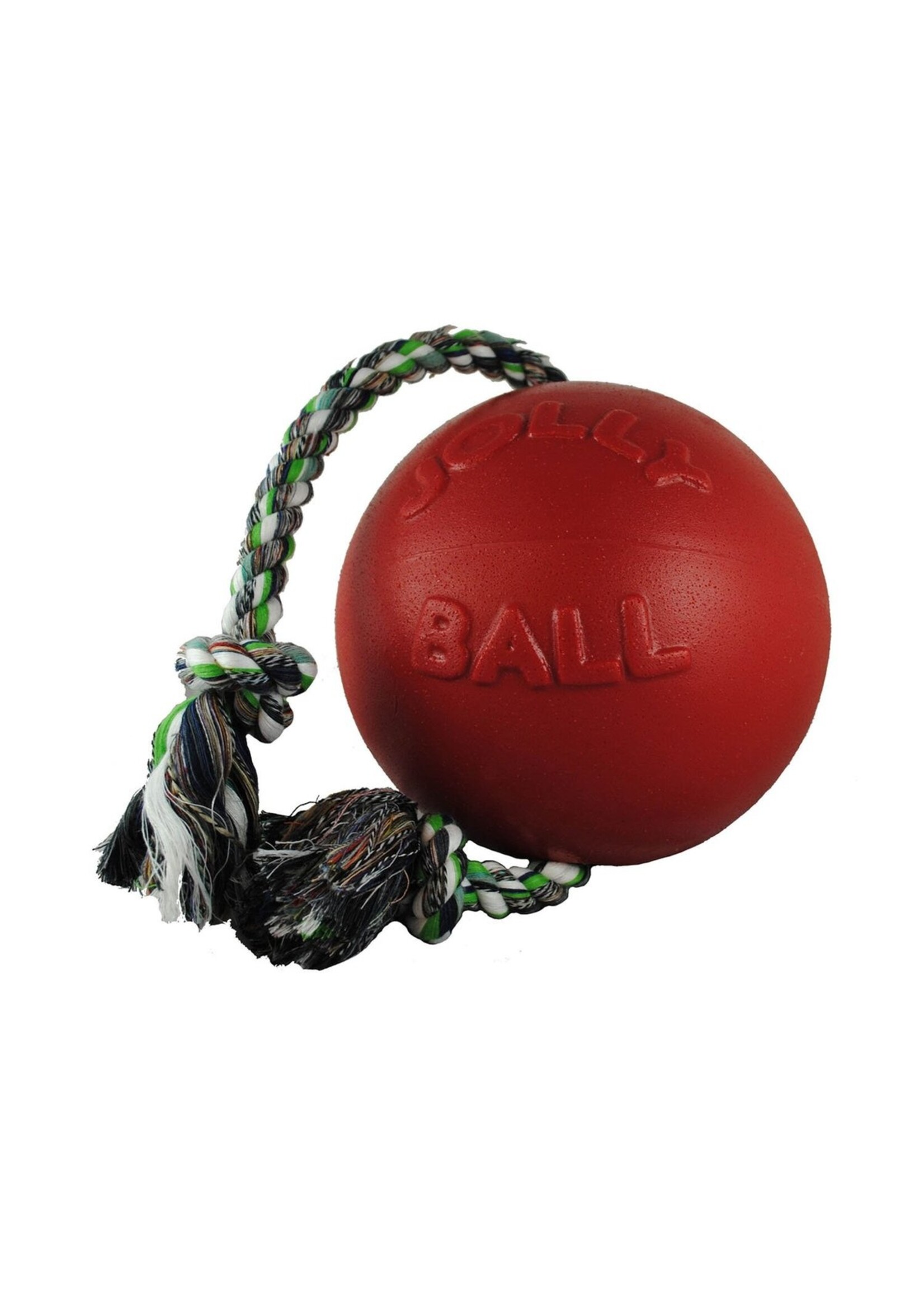 Jolly Pets Jolly Pets Romp-N-Roll Durable Dog Toy Red 6"