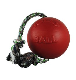 Jolly Pets Jolly Pets Romp-N-Roll Durable Dog Toy Red 6"