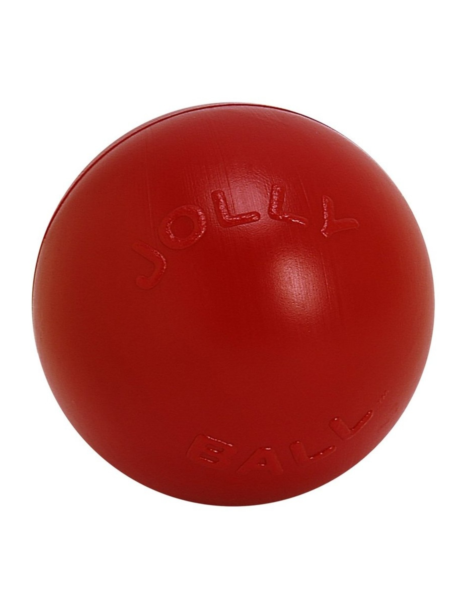 Jolly Pets Jolly Pets Push-N-Play Ball Red 10" Hard Plastic Chew Dog Toy