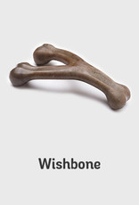 Benebone Benebone Real Peanut Durable Wishbone Dog Chew Toy Medium